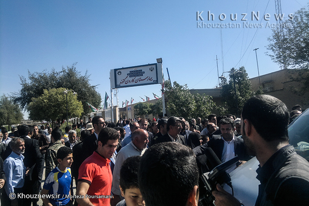 تصاویر / کلنگ زنی و افتتاح چندین پروژه درمانی در پنجمین سفر وزیر بهداشت به خوزستان