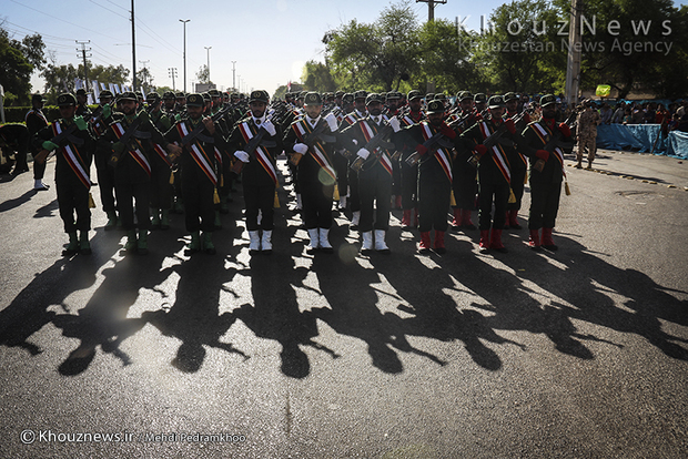 تصاویر / رژه حماسی نیروهای مسلح در اهواز