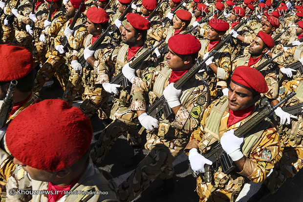 تصاویر / رژه حماسی نیروهای مسلح در اهواز