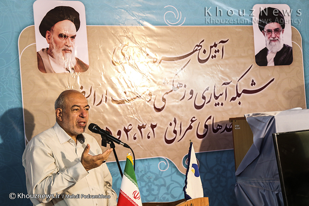 تصاویر / بهره برداری از 10 پروژه با حضور وزیر نیرو در خوزستان