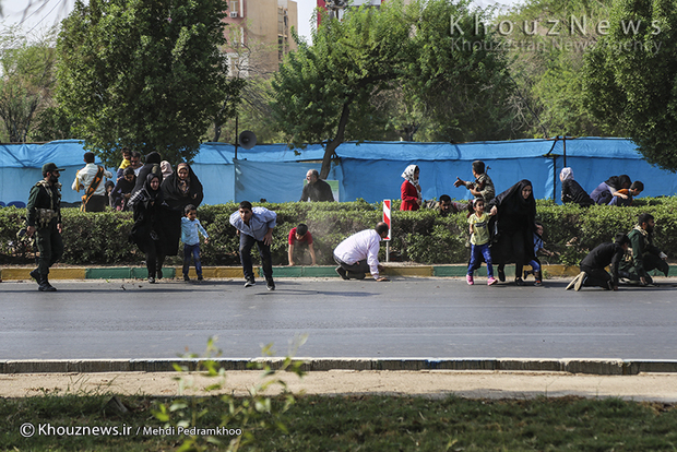 تصاویر / روایت تصویری از یک حادثه تروریستی در اهواز