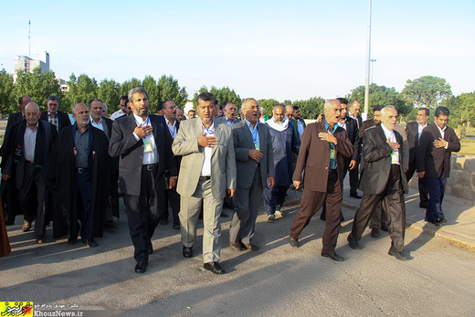 تصاویر/ مراسم استقبال از پیرغلامان حسینی در اهواز