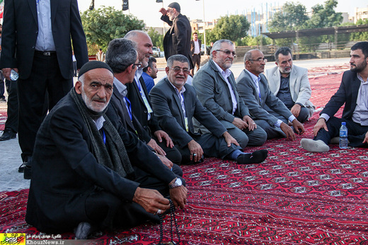 تصاویر/ مراسم استقبال از پیرغلامان حسینی در اهواز