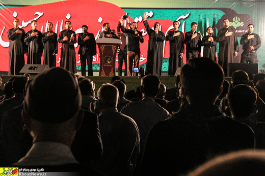 تصاویر/ مراسم استقبال از پیرغلامان حسینی در اهواز