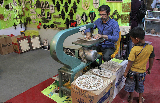 تصاویر/افتتاح نمایشگاه صنایع دستی در اهواز