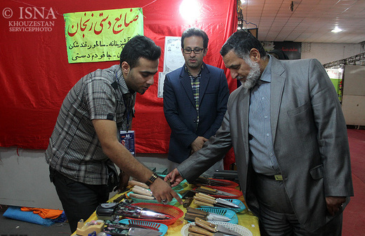 تصاویر/افتتاح نمایشگاه صنایع دستی در اهواز