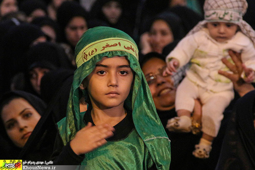 تصاویر/ مراسم شیرخوارگان حسینی در حرم علی ابن مهزیار اهوازی
