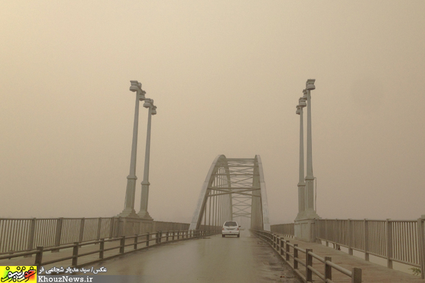 تصاویر/ هجوم ریزگردها به اهواز