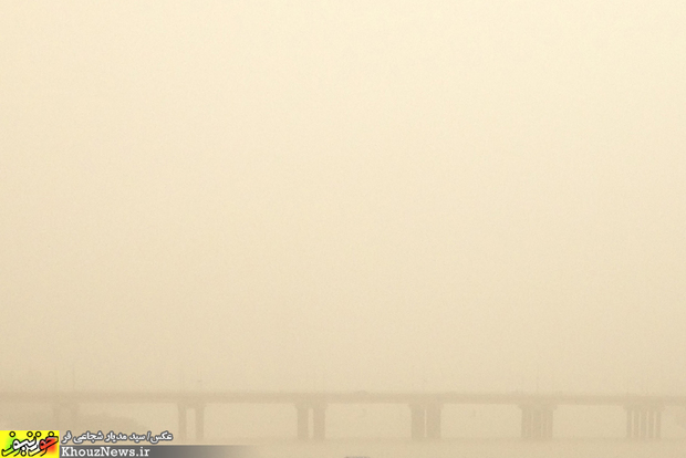 تصاویر/ هجوم ریزگردها به اهواز