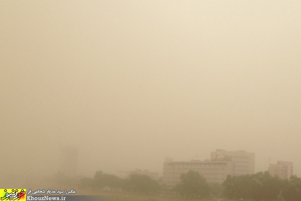 تصاویر/ هجوم ریزگردها به اهواز