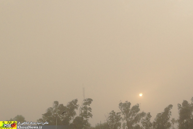 تصاویر/ هجوم ریزگردها به اهواز