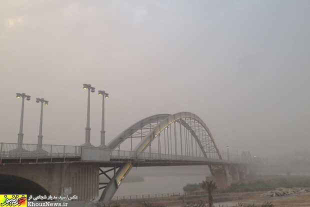 تصاویر/ هجوم ریزگردها به اهواز