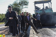 تصاویر / بازدید شهردار اهواز از آسفالت پروژه تعریض پل سوم