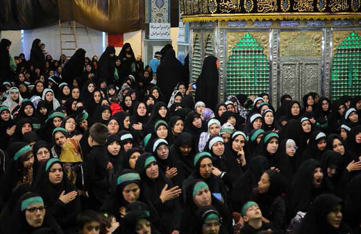 تصاویر/تجمع بزرگ رهروان زینبی در اهواز