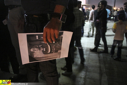 تصاویر/ تجمع تعدادی از جوانان اهوازی بیاد مرتضی پاشایی