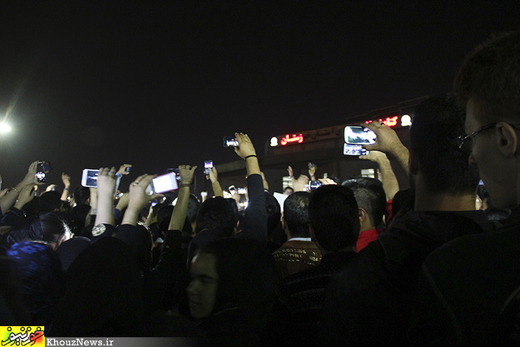 تصاویر/ تجمع تعدادی از جوانان اهوازی بیاد مرتضی پاشایی