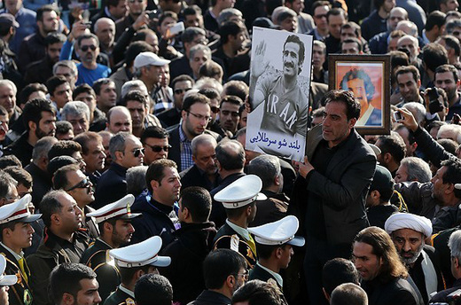 تصاویر/مراسم تشییع مرحوم غلامحسین مظلومی