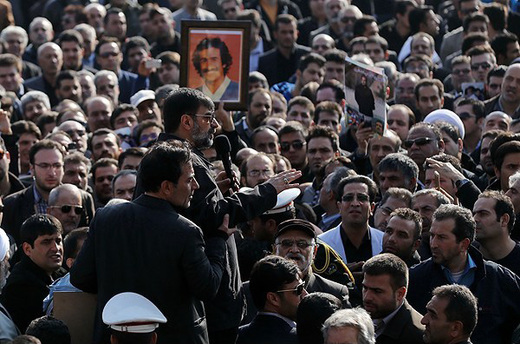تصاویر/مراسم تشییع مرحوم غلامحسین مظلومی