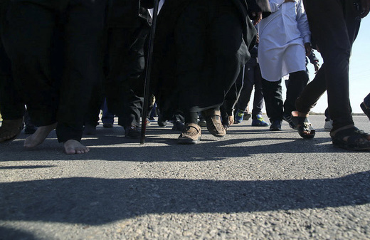 تصاویر/ پیاده روی اربعین حسینی از ایران تا کربلا (حمیدیه)