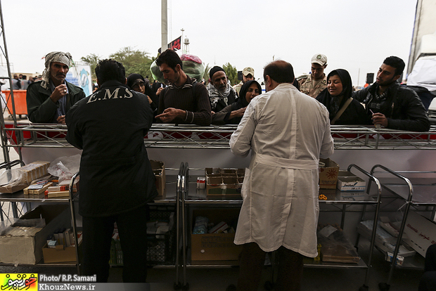 تصاویر/ بازگشت زائران کربلا در اربعین حسینی از مرز شلمچه/ 1