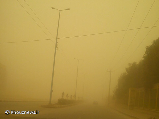 کاربران/ عکس/ گرد و غبار شدید در خوزستان / 3