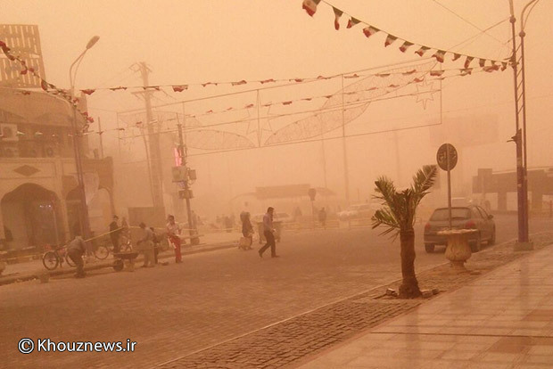 کاربران/ عکس/ گرد و غبار شدید در خوزستان / 3