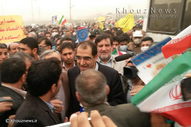 تصاویر/ کاربران/  راهپیمایی 22 بهمن در اهواز
