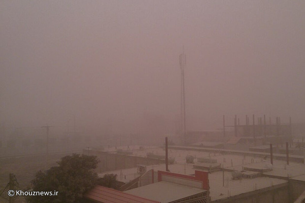تصاویر/ گرد و غبار این روزهای خوزستان به روایت کاربران