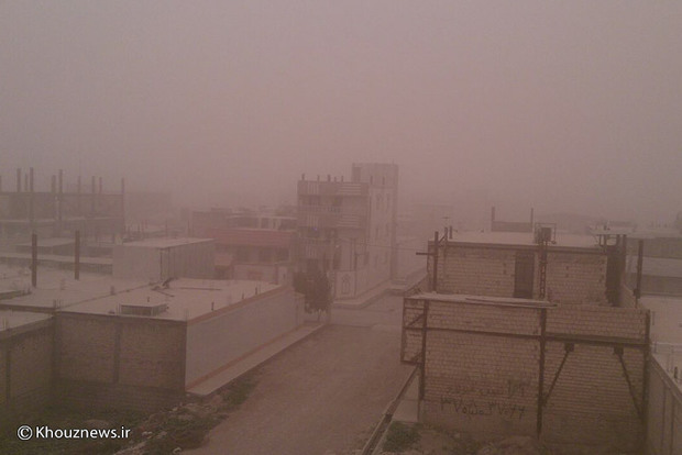 تصاویر/ گرد و غبار این روزهای خوزستان به روایت کاربران