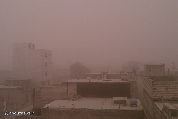 تصاویر/ گرد و غبار این روزهای خوزستان به روایت کاربران