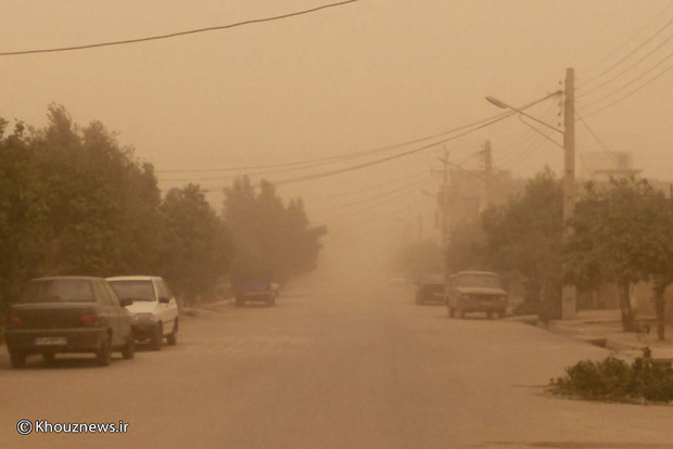 تصاویر/ گرد و غبار این روزهای خوزستان به روایت کاربران