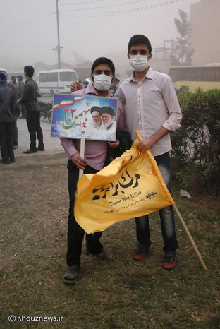 تصاویر/ گرد و غبار این روزهای خوزستان به روایت کاربران