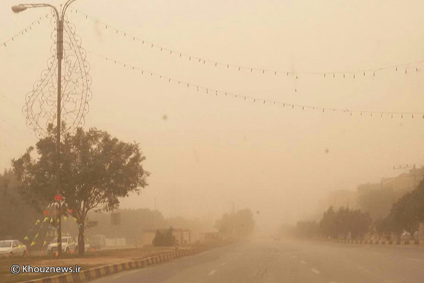 تصاویر/ گرد و غبار این روزهای خوزستان به روایت کاربران