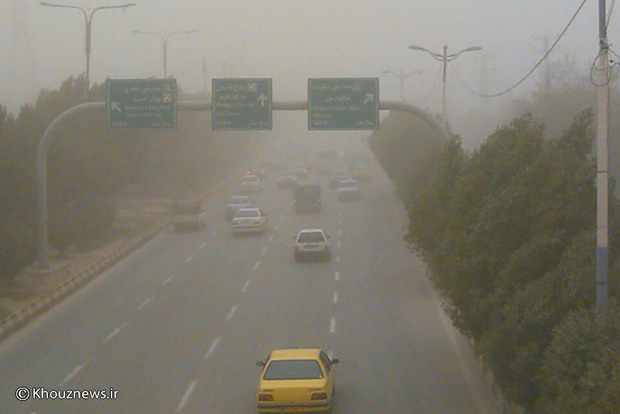 تصاویر/ گرد و غبار این روزهای خوزستان به روایت کاربران