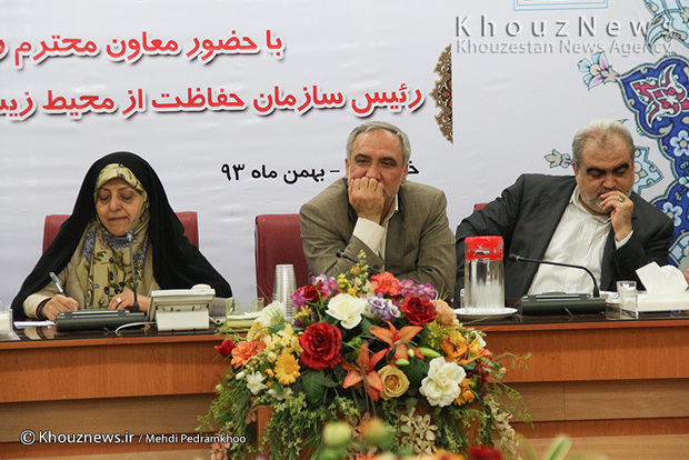 تصاویر/ نشست خبری معصومه ابتکار در خوزستان