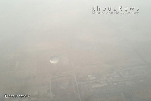 سقف غبار آلود شهر اهواز
