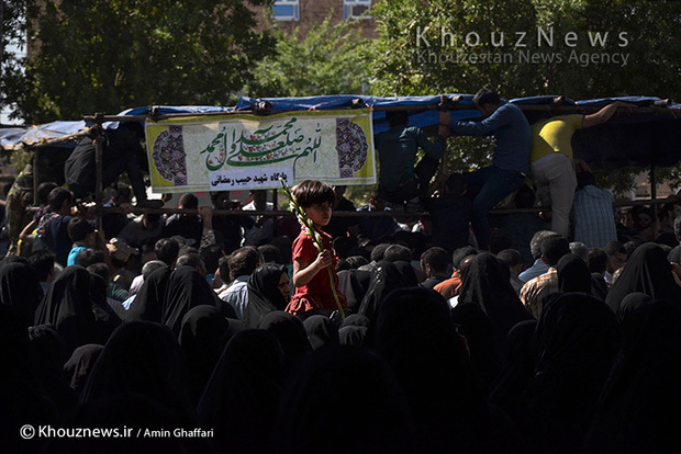 تصاویر/ تشییع وتدفین پیکر سردار شهید کجباف در شوشتر/2