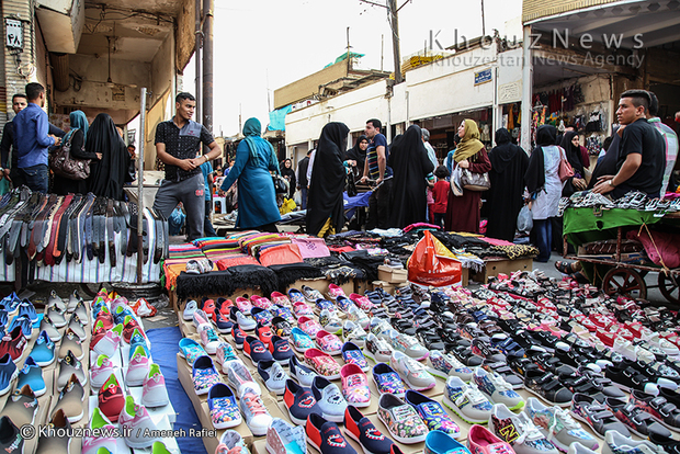 تصاویر / بازار پررونق عید فطر در اهواز / ۲