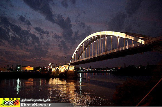 عکس از پل سیاه اهواز